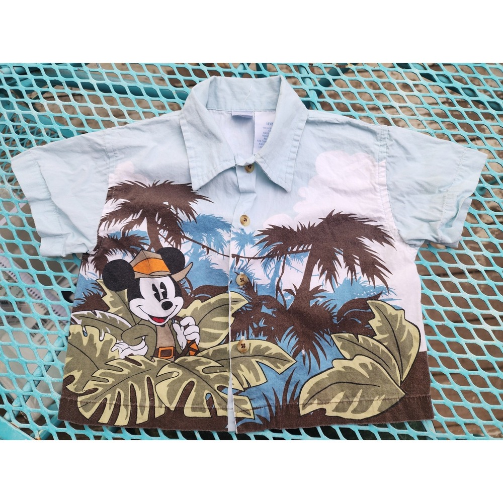Y2K Vintage Mickey Button Up 18mo